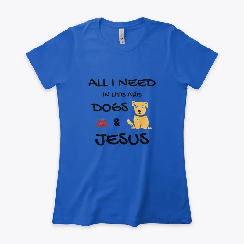 Dogs and Jesus T - Yellow Dog